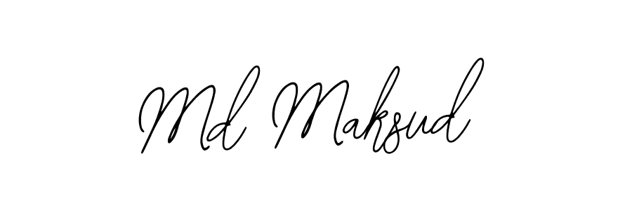 The best way (Bearetta-2O07w) to make a short signature is to pick only two or three words in your name. The name Md Maksud include a total of six letters. For converting this name. Md Maksud signature style 12 images and pictures png