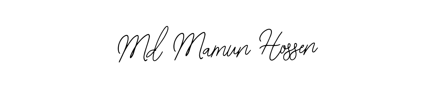 Also You can easily find your signature by using the search form. We will create Md Mamun Hossen name handwritten signature images for you free of cost using Bearetta-2O07w sign style. Md Mamun Hossen signature style 12 images and pictures png