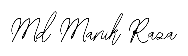 Give your name Md Manik Raza an exquisite flair with the Bearetta-2O07w script font. Ideal for contracts, resumes, and formal letterheads. Md Manik Raza signature style 12 images and pictures png