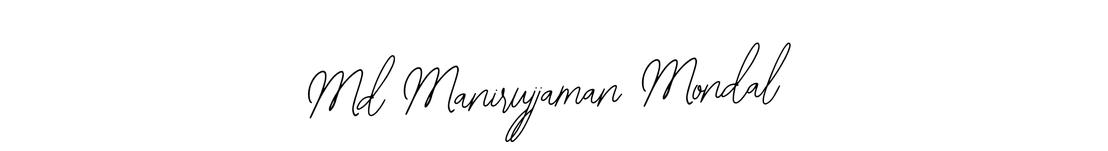 Create a beautiful signature design for name Md Manirujjaman Mondal. With this signature (Bearetta-2O07w) fonts, you can make a handwritten signature for free. Md Manirujjaman Mondal signature style 12 images and pictures png