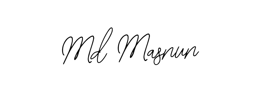 The best way (Bearetta-2O07w) to make a short signature is to pick only two or three words in your name. The name Md Masnun include a total of six letters. For converting this name. Md Masnun signature style 12 images and pictures png