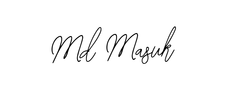 Similarly Bearetta-2O07w is the best handwritten signature design. Signature creator online .You can use it as an online autograph creator for name Md Masuk. Md Masuk signature style 12 images and pictures png