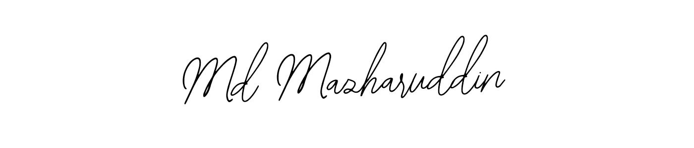 Also we have Md Mazharuddin name is the best signature style. Create professional handwritten signature collection using Bearetta-2O07w autograph style. Md Mazharuddin signature style 12 images and pictures png