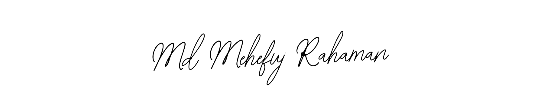 The best way (Bearetta-2O07w) to make a short signature is to pick only two or three words in your name. The name Md Mehefuj Rahaman include a total of six letters. For converting this name. Md Mehefuj Rahaman signature style 12 images and pictures png