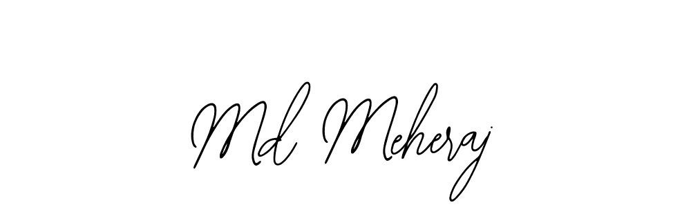 The best way (Bearetta-2O07w) to make a short signature is to pick only two or three words in your name. The name Md Meheraj include a total of six letters. For converting this name. Md Meheraj signature style 12 images and pictures png