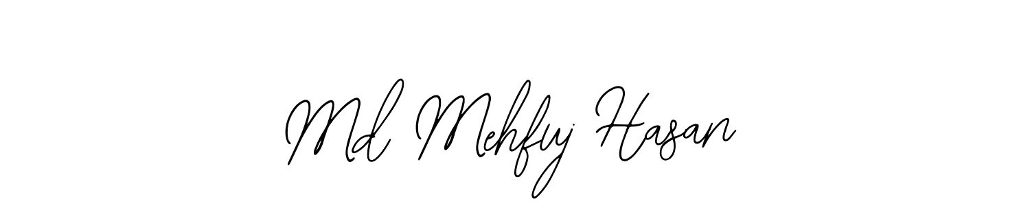 if you are searching for the best signature style for your name Md Mehfuj Hasan. so please give up your signature search. here we have designed multiple signature styles  using Bearetta-2O07w. Md Mehfuj Hasan signature style 12 images and pictures png