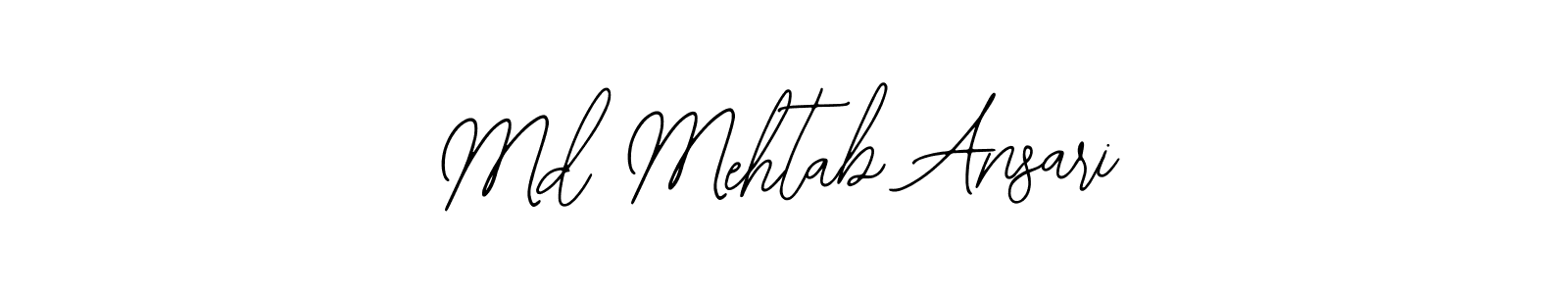 Create a beautiful signature design for name Md Mehtab Ansari. With this signature (Bearetta-2O07w) fonts, you can make a handwritten signature for free. Md Mehtab Ansari signature style 12 images and pictures png