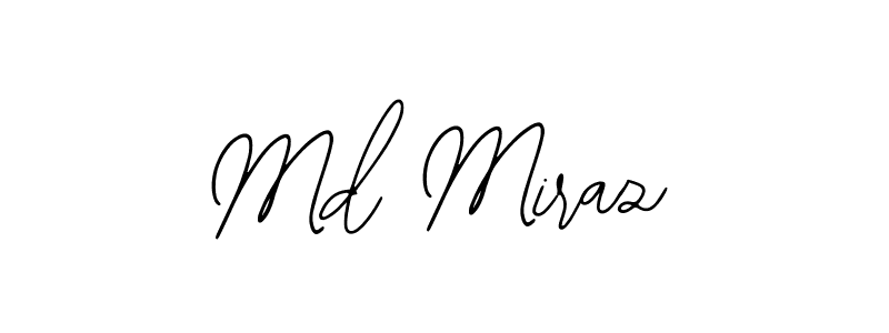 Use a signature maker to create a handwritten signature online. With this signature software, you can design (Bearetta-2O07w) your own signature for name Md Miraz. Md Miraz signature style 12 images and pictures png