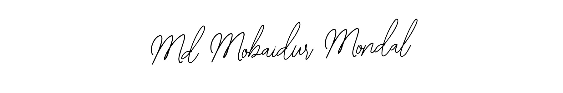 Use a signature maker to create a handwritten signature online. With this signature software, you can design (Bearetta-2O07w) your own signature for name Md Mobaidur Mondal. Md Mobaidur Mondal signature style 12 images and pictures png