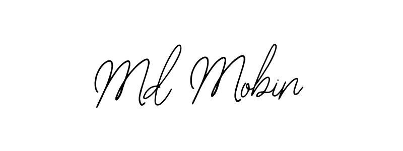 How to Draw Md Mobin signature style? Bearetta-2O07w is a latest design signature styles for name Md Mobin. Md Mobin signature style 12 images and pictures png