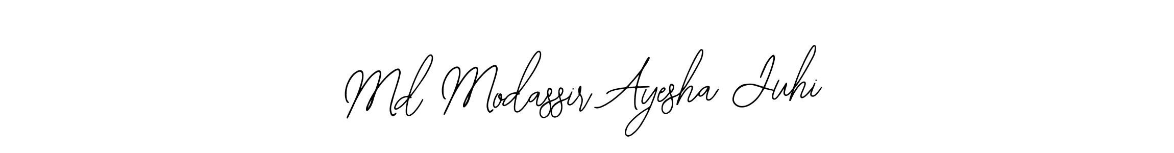 Md Modassir Ayesha Juhi stylish signature style. Best Handwritten Sign (Bearetta-2O07w) for my name. Handwritten Signature Collection Ideas for my name Md Modassir Ayesha Juhi. Md Modassir Ayesha Juhi signature style 12 images and pictures png