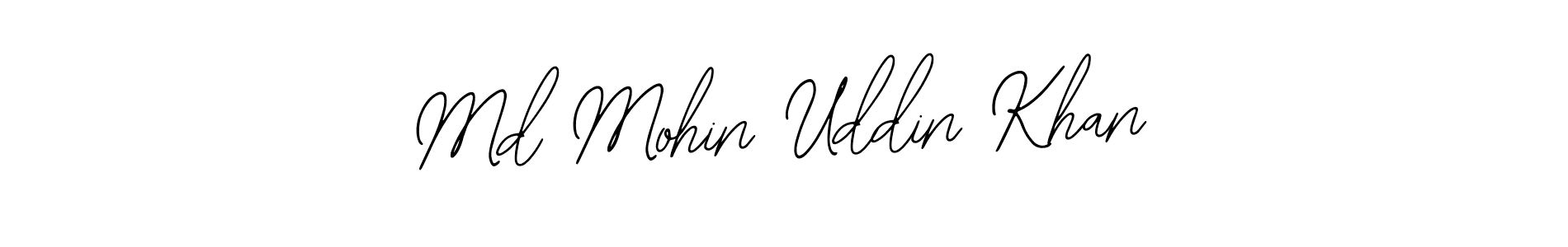 Use a signature maker to create a handwritten signature online. With this signature software, you can design (Bearetta-2O07w) your own signature for name Md Mohin Uddin Khan. Md Mohin Uddin Khan signature style 12 images and pictures png