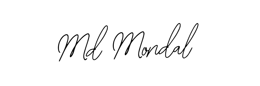 Also we have Md Mondal name is the best signature style. Create professional handwritten signature collection using Bearetta-2O07w autograph style. Md Mondal signature style 12 images and pictures png