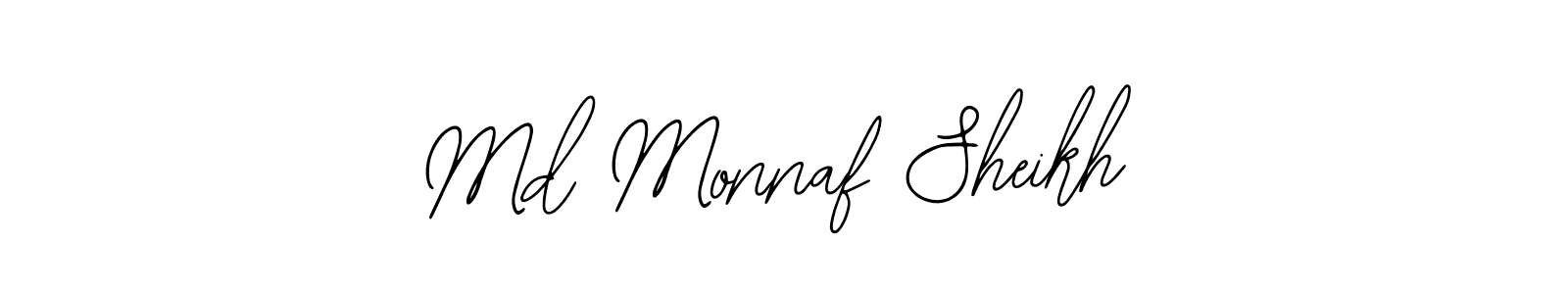 Also we have Md Monnaf Sheikh name is the best signature style. Create professional handwritten signature collection using Bearetta-2O07w autograph style. Md Monnaf Sheikh signature style 12 images and pictures png