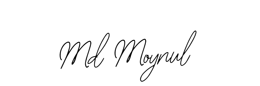 The best way (Bearetta-2O07w) to make a short signature is to pick only two or three words in your name. The name Md Moynul include a total of six letters. For converting this name. Md Moynul signature style 12 images and pictures png