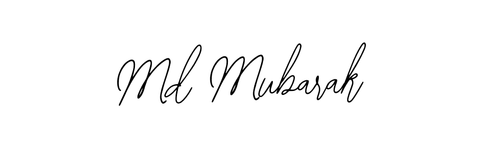 You should practise on your own different ways (Bearetta-2O07w) to write your name (Md Mubarak) in signature. don't let someone else do it for you. Md Mubarak signature style 12 images and pictures png