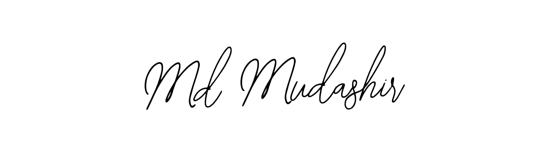 Also we have Md Mudashir name is the best signature style. Create professional handwritten signature collection using Bearetta-2O07w autograph style. Md Mudashir signature style 12 images and pictures png