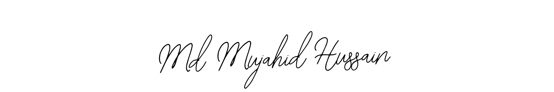 Also we have Md Mujahid Hussain name is the best signature style. Create professional handwritten signature collection using Bearetta-2O07w autograph style. Md Mujahid Hussain signature style 12 images and pictures png