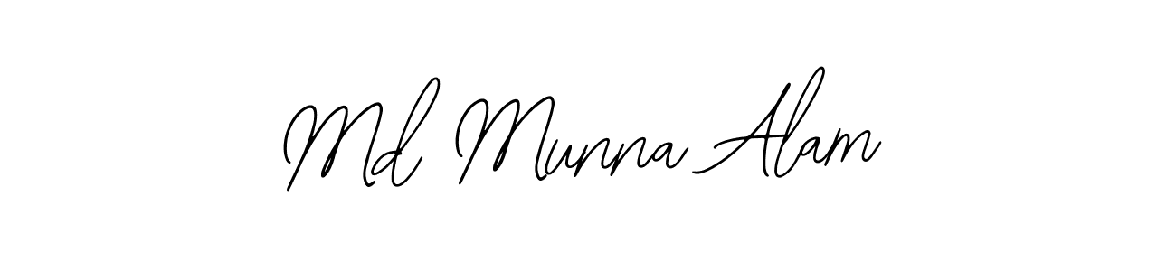 Similarly Bearetta-2O07w is the best handwritten signature design. Signature creator online .You can use it as an online autograph creator for name Md Munna Alam. Md Munna Alam signature style 12 images and pictures png