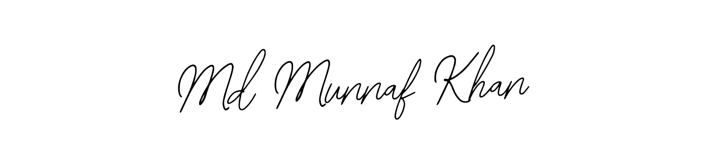 You should practise on your own different ways (Bearetta-2O07w) to write your name (Md Munnaf Khan) in signature. don't let someone else do it for you. Md Munnaf Khan signature style 12 images and pictures png