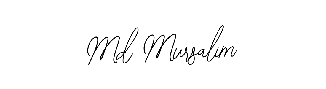 Also we have Md Mursalim name is the best signature style. Create professional handwritten signature collection using Bearetta-2O07w autograph style. Md Mursalim signature style 12 images and pictures png