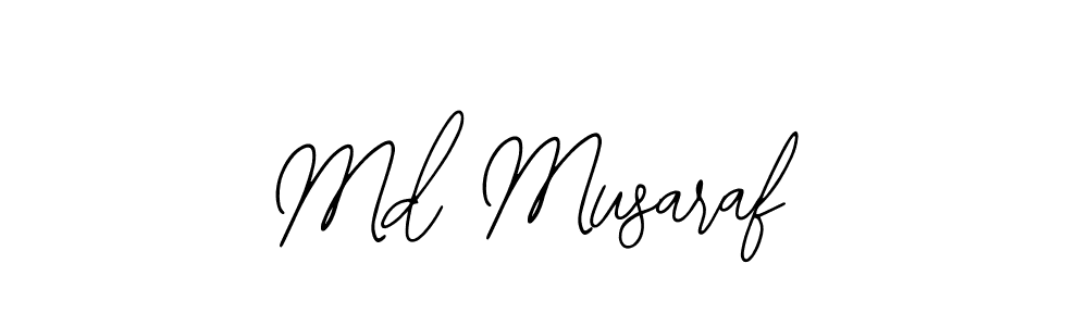 Md Musaraf stylish signature style. Best Handwritten Sign (Bearetta-2O07w) for my name. Handwritten Signature Collection Ideas for my name Md Musaraf. Md Musaraf signature style 12 images and pictures png