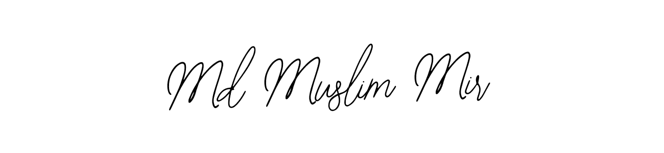 Md Muslim Mir stylish signature style. Best Handwritten Sign (Bearetta-2O07w) for my name. Handwritten Signature Collection Ideas for my name Md Muslim Mir. Md Muslim Mir signature style 12 images and pictures png