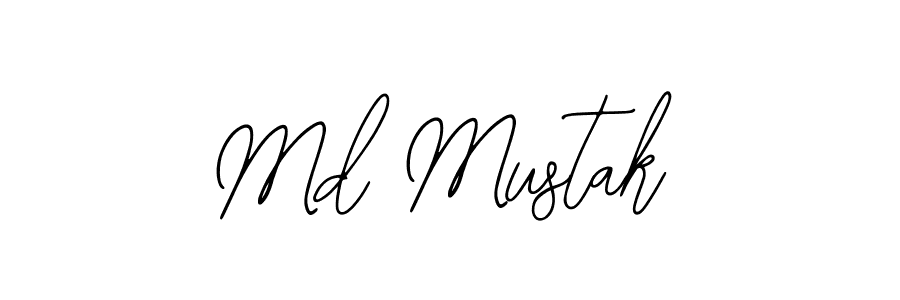 Also we have Md Mustak name is the best signature style. Create professional handwritten signature collection using Bearetta-2O07w autograph style. Md Mustak signature style 12 images and pictures png