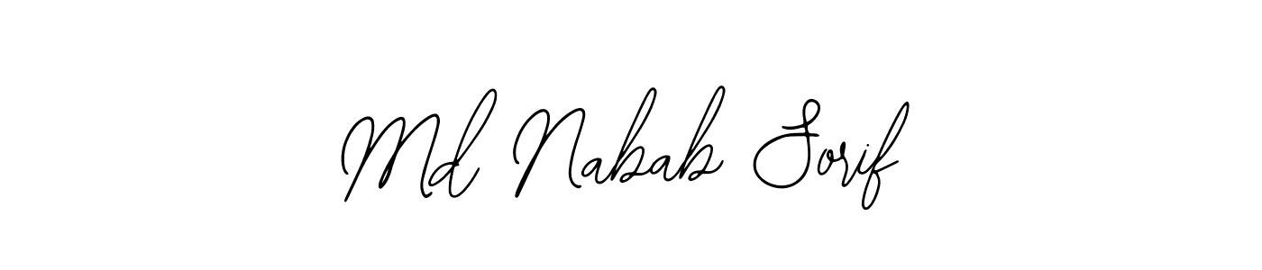 Md Nabab Sorif stylish signature style. Best Handwritten Sign (Bearetta-2O07w) for my name. Handwritten Signature Collection Ideas for my name Md Nabab Sorif. Md Nabab Sorif signature style 12 images and pictures png
