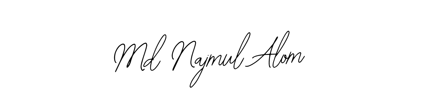 How to make Md Najmul Alom signature? Bearetta-2O07w is a professional autograph style. Create handwritten signature for Md Najmul Alom name. Md Najmul Alom signature style 12 images and pictures png