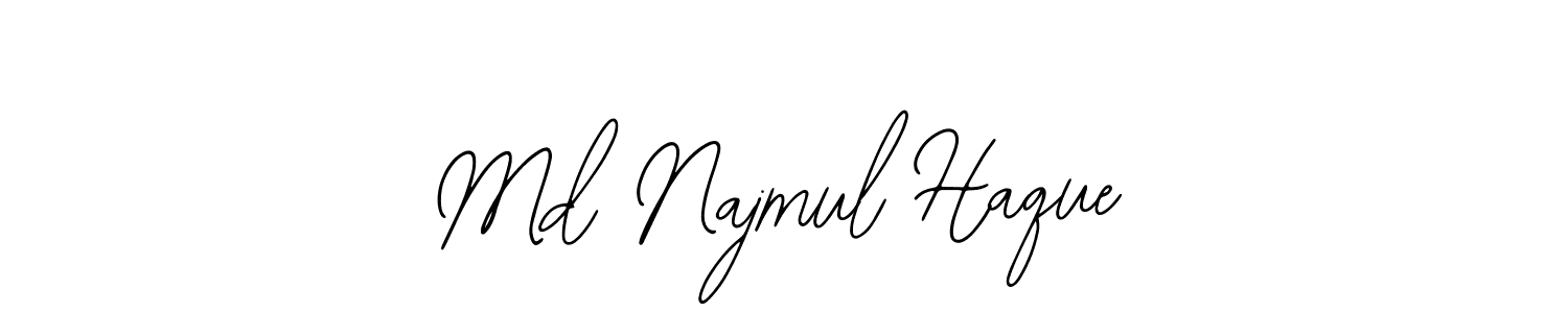 Md Najmul Haque stylish signature style. Best Handwritten Sign (Bearetta-2O07w) for my name. Handwritten Signature Collection Ideas for my name Md Najmul Haque. Md Najmul Haque signature style 12 images and pictures png