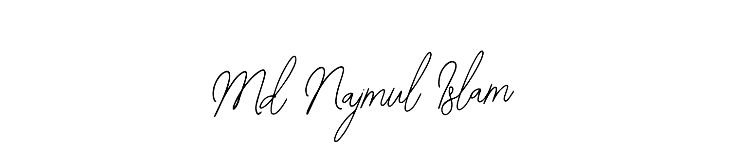 Make a beautiful signature design for name Md Najmul Islam. With this signature (Bearetta-2O07w) style, you can create a handwritten signature for free. Md Najmul Islam signature style 12 images and pictures png