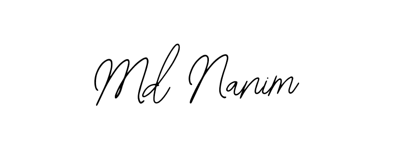 Bearetta-2O07w is a professional signature style that is perfect for those who want to add a touch of class to their signature. It is also a great choice for those who want to make their signature more unique. Get Md Nanim name to fancy signature for free. Md Nanim signature style 12 images and pictures png