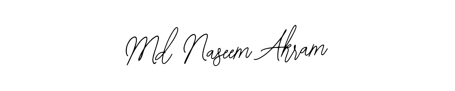 How to Draw Md Naseem Akram signature style? Bearetta-2O07w is a latest design signature styles for name Md Naseem Akram. Md Naseem Akram signature style 12 images and pictures png