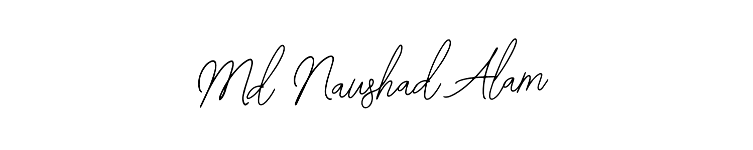 How to Draw Md Naushad Alam signature style? Bearetta-2O07w is a latest design signature styles for name Md Naushad Alam. Md Naushad Alam signature style 12 images and pictures png