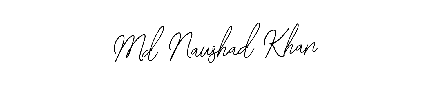 You should practise on your own different ways (Bearetta-2O07w) to write your name (Md Naushad Khan) in signature. don't let someone else do it for you. Md Naushad Khan signature style 12 images and pictures png