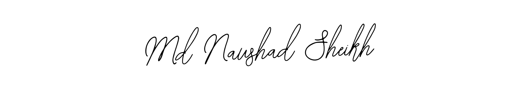 You should practise on your own different ways (Bearetta-2O07w) to write your name (Md Naushad Sheikh) in signature. don't let someone else do it for you. Md Naushad Sheikh signature style 12 images and pictures png