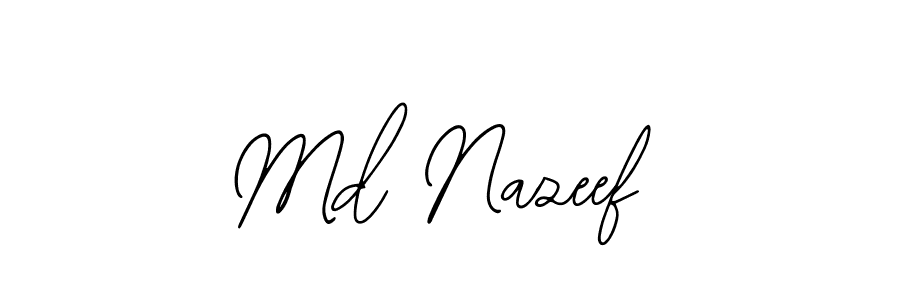 How to make Md Nazeef signature? Bearetta-2O07w is a professional autograph style. Create handwritten signature for Md Nazeef name. Md Nazeef signature style 12 images and pictures png