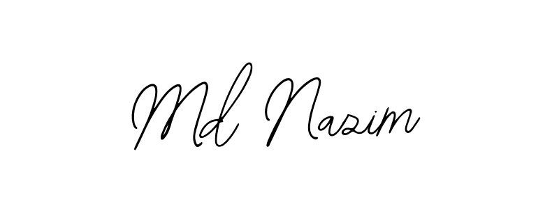 It looks lik you need a new signature style for name Md Nazim. Design unique handwritten (Bearetta-2O07w) signature with our free signature maker in just a few clicks. Md Nazim signature style 12 images and pictures png