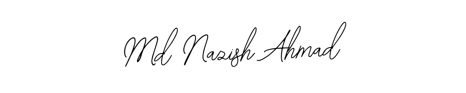 Make a short Md Nazish Ahmad signature style. Manage your documents anywhere anytime using Bearetta-2O07w. Create and add eSignatures, submit forms, share and send files easily. Md Nazish Ahmad signature style 12 images and pictures png