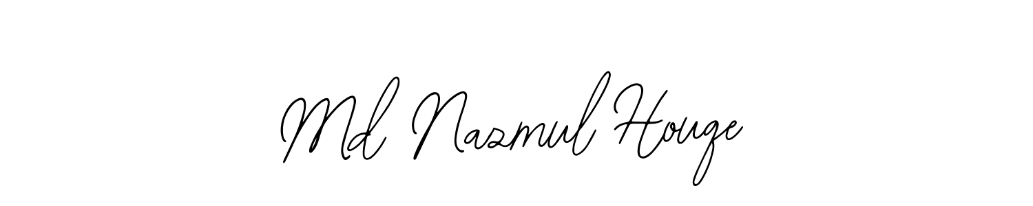 Design your own signature with our free online signature maker. With this signature software, you can create a handwritten (Bearetta-2O07w) signature for name Md Nazmul Houqe. Md Nazmul Houqe signature style 12 images and pictures png