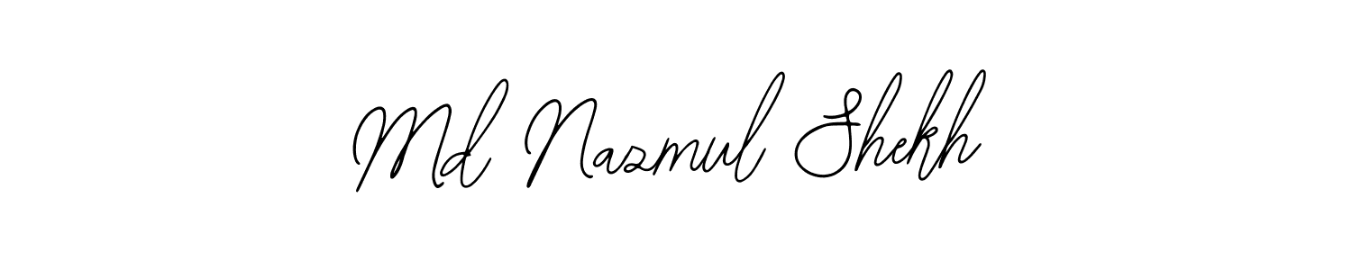 Create a beautiful signature design for name Md Nazmul Shekh. With this signature (Bearetta-2O07w) fonts, you can make a handwritten signature for free. Md Nazmul Shekh signature style 12 images and pictures png