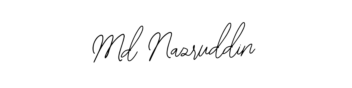 How to Draw Md Nazruddin signature style? Bearetta-2O07w is a latest design signature styles for name Md Nazruddin. Md Nazruddin signature style 12 images and pictures png