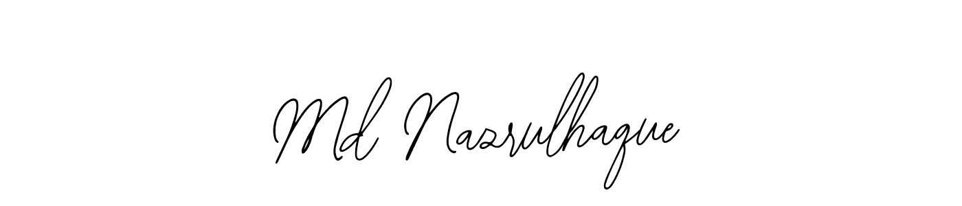 Use a signature maker to create a handwritten signature online. With this signature software, you can design (Bearetta-2O07w) your own signature for name Md Nazrulhaque. Md Nazrulhaque signature style 12 images and pictures png