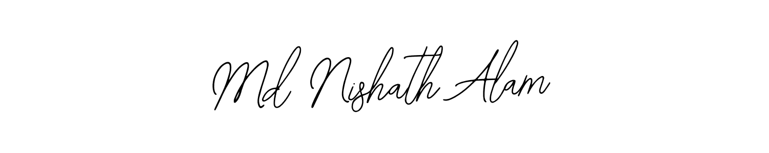 Use a signature maker to create a handwritten signature online. With this signature software, you can design (Bearetta-2O07w) your own signature for name Md Nishath Alam. Md Nishath Alam signature style 12 images and pictures png