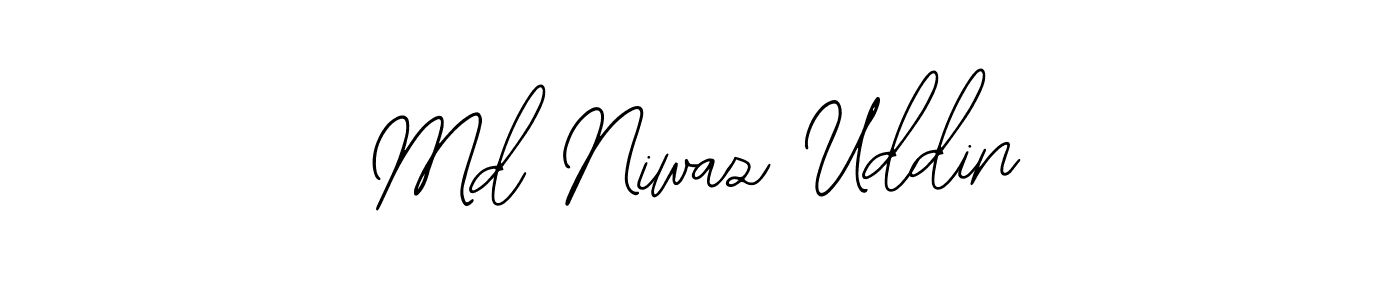 The best way (Bearetta-2O07w) to make a short signature is to pick only two or three words in your name. The name Md Niwaz Uddin include a total of six letters. For converting this name. Md Niwaz Uddin signature style 12 images and pictures png