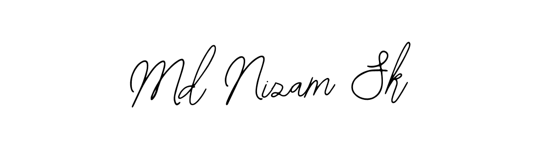 Similarly Bearetta-2O07w is the best handwritten signature design. Signature creator online .You can use it as an online autograph creator for name Md Nizam Sk. Md Nizam Sk signature style 12 images and pictures png