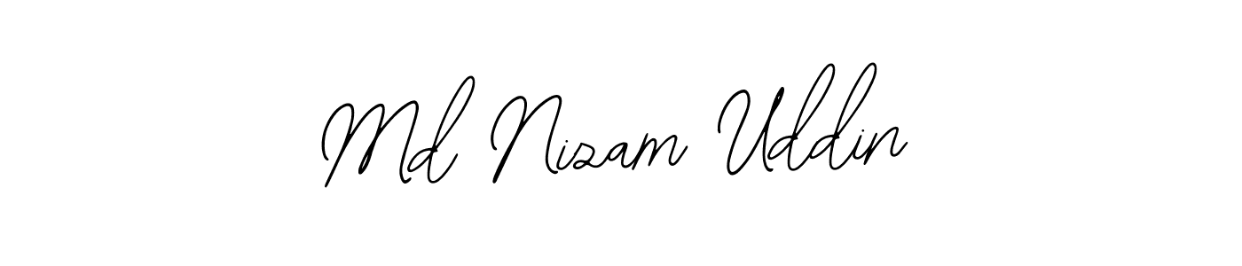 Use a signature maker to create a handwritten signature online. With this signature software, you can design (Bearetta-2O07w) your own signature for name Md Nizam Uddin. Md Nizam Uddin signature style 12 images and pictures png