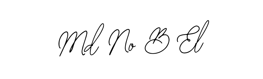 Make a beautiful signature design for name Md No B El. With this signature (Bearetta-2O07w) style, you can create a handwritten signature for free. Md No B El signature style 12 images and pictures png