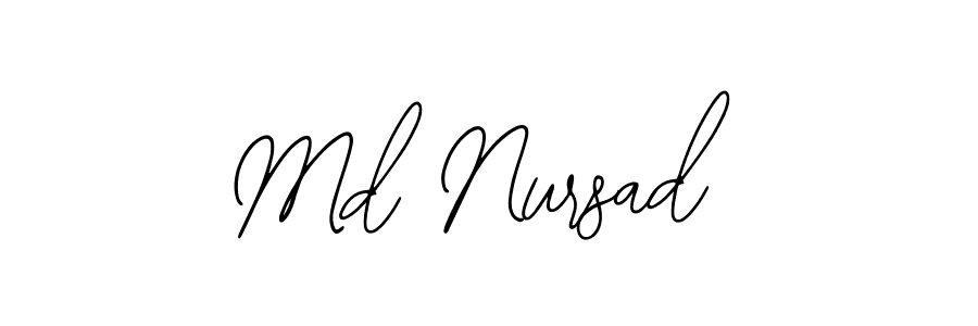 Make a short Md Nursad signature style. Manage your documents anywhere anytime using Bearetta-2O07w. Create and add eSignatures, submit forms, share and send files easily. Md Nursad signature style 12 images and pictures png